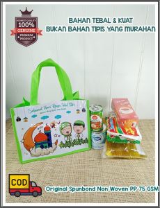 Tas parcel lebaran anak (5pcs) hamper idul fitri mini hantaran lebaran anak berbagi marhaban ya ramadhan