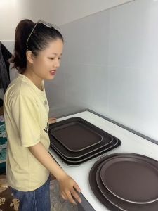 Khay Nhựa Chống Trượt phục vụ cao cấp  khay tròn và chữ nhật đủ kích thước