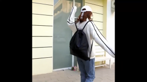 MENSPE Drawstring Backpack Bag Outdoor Waterproof Gym Backpack Sports Yoga Gym Swim Bag Nylon Fiber String Backpack for Kids Men Women