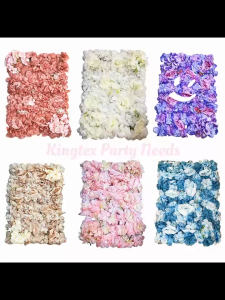 Artificial Flowers mat Silk Rose Flower Wall 60x40cm Wedding Wall Decor Photography Backdrops Birthday Party Background