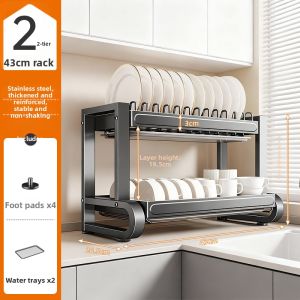 youqin | Stainless Steel Dish Storage and Drying Rack 304