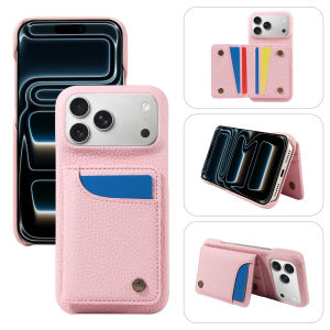 Faux Leather Phone Case for IPhone17 16 15 14 13 12 11 8 7 Pro Max Plus Mini E Air  Shockproof Wallet Kickstand Multi-Functional