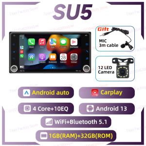 2 Din Car Radio for Toyota Liteace Townace Town Ace Noah 1996-2001 Carplay Android Auto 7" Android Multimedia Head Unit Stereo
