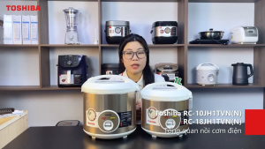 Nồi cơm điện Toshiba RC-10JH1TVN(N) 1.0L | RC-18JH1TVN(N) 1.8L - Bảo hành chính hãng 12 tháng