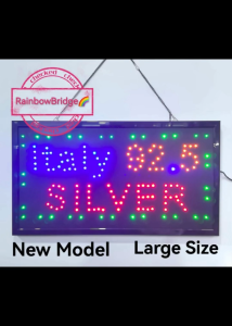 ITALY 92.5 SILVER - RAINBOW BRIDGE LED SIGNAGE (Small-Large) #SIZE:W48cm & W60cm BIG #881