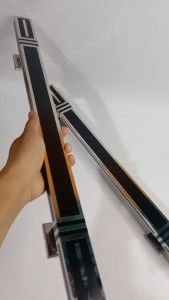 Gagang Pintu Minimalis Hitam 60cm Full Stainless