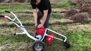 CHUANGCHAO Heavy duty grass cutter 4 strokegrass cutter gasoline wasteland machine agricultural lawn mower