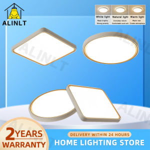 Chandelier Ceiling Light Modern Tri Color Ceiling Lamp LED 85W Living Bedroom Kitchen Aisle Light Super Bright ALINLT