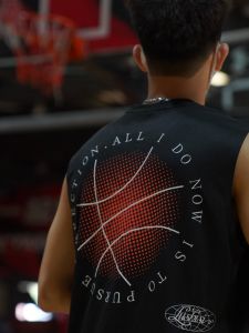 Áo Thun Bóng Rổ Mùa Hè LUSHISI Dáng Rộng Không Tay in Họa Tiết Thể Thao Chạy Bộ Tập Luyện Đường Phố Thoáng Khí Nhanh Khô