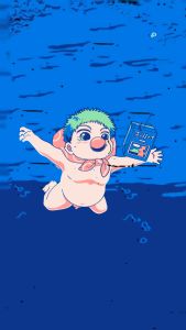 KIZARU Kaos Band NIRVANA BEELZEBUB BLACK