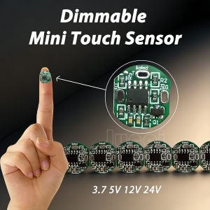 Mini Touch Sensor Dimmabble Pushbutton Smart Home Switch Controller for DC3.7-24V Closet Hallway LED Strip Switch  PCB