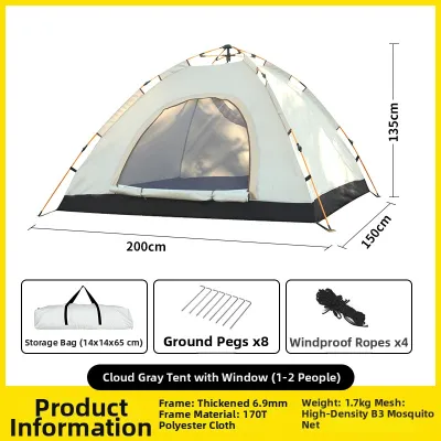 LIWAN | Automatic Foldable Waterproof Tent 3-4 People