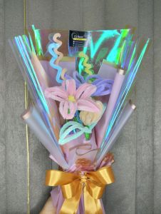 Buket bunga kawat bulu/bouquet pipe flowers/buket sidang wisuda ulangtahun
