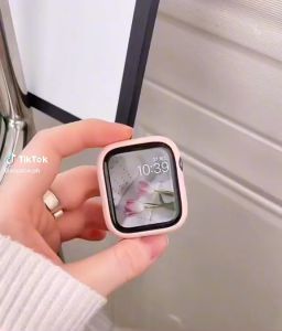 Matte Cover for iWatch 7/8 49mm 45mm Protective Bumper Hard PC Frame Protector Case 40mm 44mm