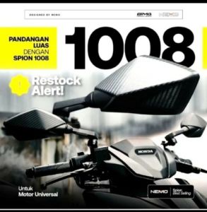 Spion Nemo Model Ducati 1008 Karbon Universal Motor
