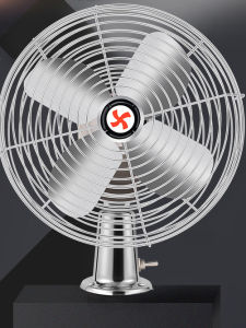 Car Fan 24V Heavy Duty Truck 12V Car Special Electric Fan Forklift Indoor Fan Air Conditioner Excavator Roof Portable Fan