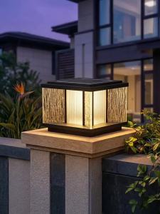 QIANQIU | Waterproof Solar Pillar Lights for Outdoor Garden