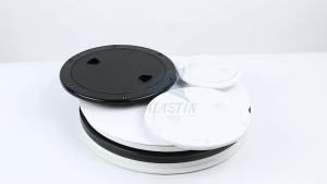 4/6/8 Inch ABS Plastic Round Deck Inspection Plate Hatch Cover Deck Plate Non Slip for Marine RV Yacht Boat Accessories White