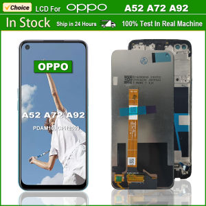 AAAA For OPPO A52 A72 A92 LCD Screen Touch Screen Digitizer Assembly Replace For OPPO A52 PDAM10 CPH2069 LCD Display Replacement