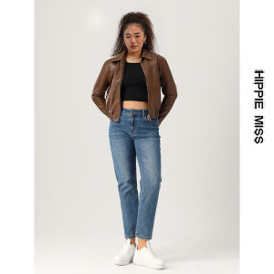 HIPPIE MISS | Plus Size Hippie Cropped Straight Jeans