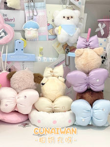 Original Satin Butterfly Knot Set for Doll Clothes 10cm with Small Wings Multi-Color Series Collectible Toy Cotton Doll