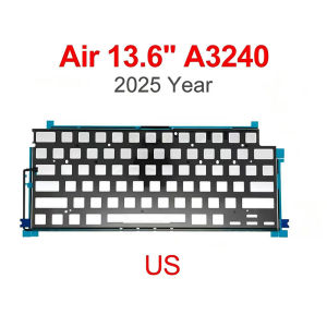 New Laptop Keyboard US Backlight For MacBook Air 13.6" A3240 M4 Keyboard Backlit Sheet 2025 Year