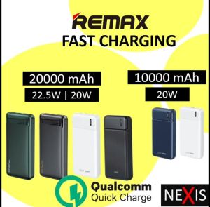 REMAX AZEADA RPP 287 10000mAh RPP521 RPP623 20000mAh 22.5W 30000mAh RPP522 PD+QC Fast Charging Power bank POWER DELIVERY QUICK CHARGE Protocol