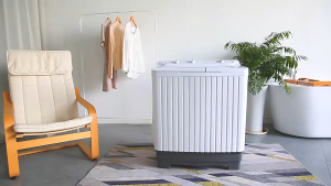 CAMEL เครื่องซักผ้า 2 ถัง 18KG（ความจุถังซัก 11KG+ความจุถังปั่นหมาด 7KG) เครื่องซักผ้ากึ่งอัตโนมัติ