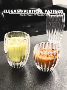LOCAUPIN Double Wall Borosilicate Glass Cup Mug Saucers: A Stylish & Durable Choice