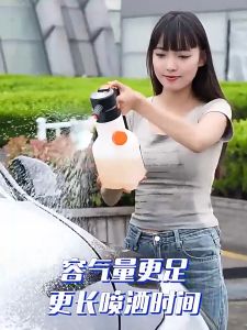 2L Electric Foam Sprayer Car Wash Foam Sprayer Car Wash Foam Sprayer Bottle Manual Air High Pressure Water Jet Cuci Kereta Sprayer High Pressure Sprayer Car Shampoo Botol Spray Sabun Cuci 泡沫型喷雾瓶
