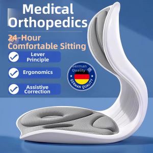 MUJUEAO | Ergonomic Chair Pad with Lumbar Support for Office