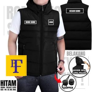 JAKET ROMPI CUSTOM DESIGN SUKA SUKA WATERPROOF PRIA DAN WANITA