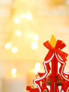 Christmas Tree Decoration Scene Layout DIY Wood Warm Christmas Home Decoration Model Christmas Gift