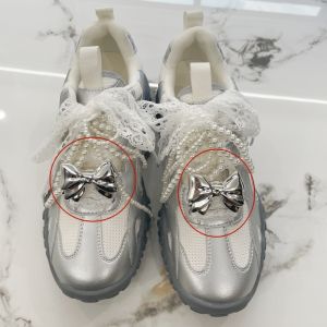 East Gate De Xin Casual Lace Shoe with Edge Butterfly Bear Flower All-Match Popular Shoe Buckle Fashionable Accessory