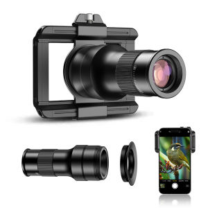 apexel | APEXEL 2in1 Telephoto Macro Lens Observation 6X Telescope Lens for iPhone/Android Phones Shooting Mobile Phone Lens Accessories