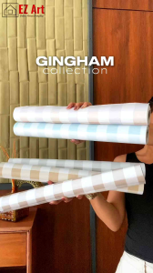 2025 new design Gingham Collection wallpaper bedroom Vinyl wallpaper adhesive aesthetic wall decor