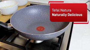 Tefal Natura Wokpan + Lid Wajan Anti Lengket
