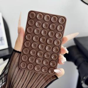 ~1Pcs Portable Foldable Silicone Phone Holder Double-sided Suction Cup Flexible Stand For Mobile Phone