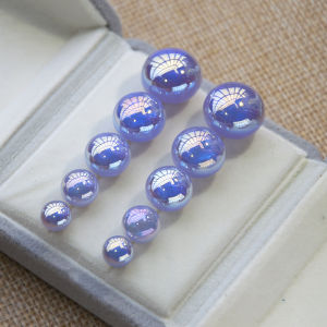 Dreamy Starry Sky Purple Mermaid Queen Pearl Earrings Womens S925 Pure Silver Ear Jewelry 2025 New Hot Item High-End Feelings