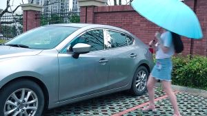 ร่มกลับด้านและร่มกันฝน ร่มกันผ้า2ชั้น ร่มกันแดดและร่มกันยูวี ร่มกัน UV ร่มพับได้ ร่มพับ UV อุมเรเล