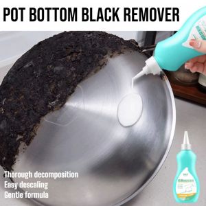 Gel Pot Bottom Black Remover Pot Bottom Cleaner Cookware Cleaner  Stainless Steel Cleaner Powerful Stain Removal