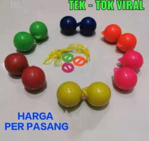 Mainan viral lato lato  - mainan anak viral lato lato murah - mainan bola lato tek tek tok tok