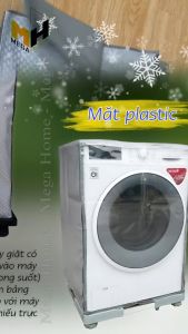 Vỏ bọc máy giặt cửa ngang áo trùm máy giặt lồng ngang chất liệu da cao cấp chống mưa nắng
