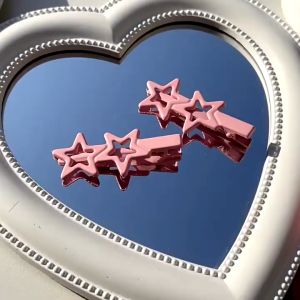 Tooyoo Creative Pentagram Hair Clip Retro Y2k Style Hair Clip Spicy Girl Hair Accessory