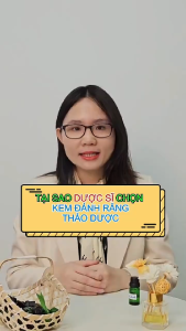 Kem đánh răng thảo dược Mộc Nam 100g - Giảm hôi miệng sạch trắng răng - Không chứa Fluor - Ha Chi