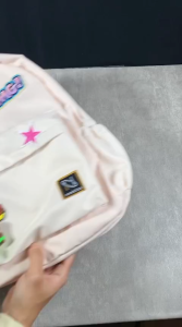 Onnistus - BagPack Waterproof Junior Tas Sekolah Anak Perempuan Ungu Casual Kasual Ransel Gendong Kantong SD SMP Cewek Terbaru NEW