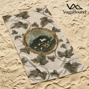 Ivy Framed Duck Pond Quick Drying Beach Towels Ultra Lightweight Fast-drying Super Absorbent It is a must-have item for summer