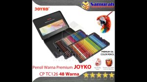 Pensil Warna Minyak Joyko CP TC126 48 Warna / Premium Oil CP-TC126-48 Colours