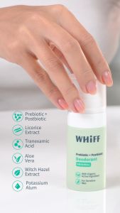 WHIFF Deodorant สเปรย์ สเปรย์ระงับกลิ่นกาย เซรั่ม ระงับกลิ่นนาน 24 ชม. แห้งไว ปราศจากสีและกลิ่น สูตร Original 50ml