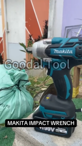 Makita Impact Wrench Cordless Original Brushless Impact Wrench 199V 6.0Ah Power Tools 2 Battery Pack